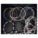 Bracelets & Necklaces - Assorted Costume Jewelry with Gemstone & Crystal Accents