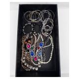 Bracelets & Necklaces - Assorted Costume Jewelry with Gemstone & Crystal Accents