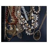Assorted Costume Jewelry Collection: Beaded Necklaces, Pearl Bracelets & Pendants