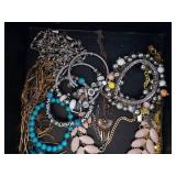 Costume Jewelry - Assorted Necklaces & Bracelets Collection