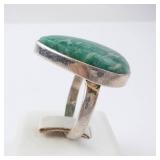 Amazonite Teardrop Ring - Sterling Silver 925