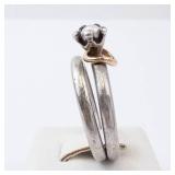 Pandora Pearl Ring - Sterling Silver - Size 8