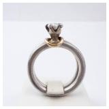 Pandora Pearl Ring - Sterling Silver - Size 8