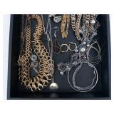 Assorted Costume Jewelry - Necklaces, Bracelets, Rings, Earrings, Chains & Pendants, Mixed Metals