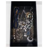 Assorted Jewelry Collection - Necklaces, Earrings, Rings and Turquoise Beads