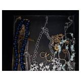Assorted Jewelry Collection - Necklaces, Earrings, Rings and Turquoise Beads