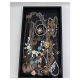 Costume Jewelry Mix: Necklaces, Bracelets & Earrings with Turquoise Accents