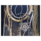 Costume Jewelry Collection - Gold-Tone Necklaces, Bracelets & Rings