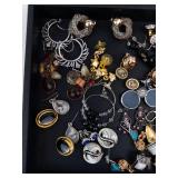 Assorted Costume Jewelry Collection - Earrings, Rings, Bracelets & Necklaces