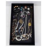 Assorted Costume Jewelry - Necklaces & Bracelets with Beads & Pendants