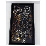 Costume Jewelry Assortment - Necklaces, Bracelets, Earrings & Rings