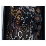Costume Jewelry Assortment - Necklaces, Bracelets, Earrings & Rings