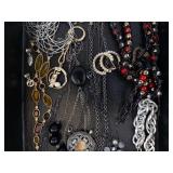 Costume Jewelry Assortment - Necklaces, Bracelets, Earrings, Pearls & Rings
