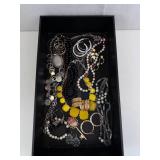 Assorted Costume Jewelry - Necklaces, Bracelets, Earrings, Rings