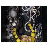 Assorted Costume Jewelry - Necklaces, Bracelets, Earrings, Rings