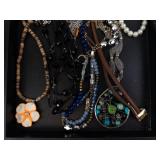 Assorted Necklaces & Beads - Pearl Strand & Flower Pendant