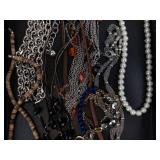 Assorted Necklaces & Beads - Pearl Strand & Flower Pendant