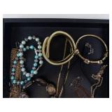 Assorted Costume Jewelry Collection: Necklaces, Bracelets & Earrings