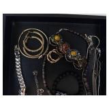 Assorted Jewelry - Gold & Silver-Tone Necklaces, Bracelets, Earrings & Rings