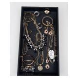 Assorted Jewelry Collection - Necklaces, Bracelets, Earrings & Rings