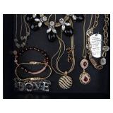 Assorted Jewelry Collection - Necklaces, Bracelets, Earrings & Rings