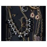 Assorted Jewelry Collection - Necklaces, Bracelets, Earrings & Rings