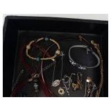 Assorted Costume Jewelry - Necklaces, Bracelets & Charms
