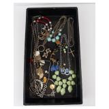 Costume Jewelry Collection - Assorted Necklaces, Bracelets, Earrings & Rings