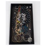 Assorted Jewelry Collection - Necklaces, Bracelets, Beads & Brooch