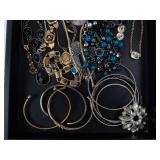 Assorted Jewelry Collection - Necklaces, Bracelets, Beads & Brooch