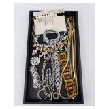 Assorted Costume Jewelry Collection - Necklaces, Bracelets, Rings & Earrings