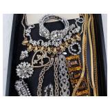 Assorted Costume Jewelry Collection - Necklaces, Bracelets, Rings & Earrings