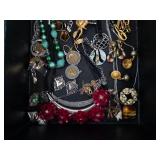 Assorted Costume Jewelry Display Box - Necklaces, Chains & Pendants