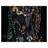 Assorted Costume Jewelry Display Box - Necklaces, Chains & Pendants