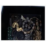 Assorted Costume Jewelry Display Box - Necklaces, Chains & Pendants