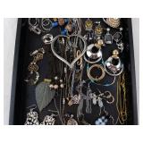 Costume Jewelry Assortment - Mixed Necklaces, Earrings & Bracelets