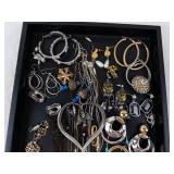 Costume Jewelry Assortment - Mixed Necklaces, Earrings & Bracelets
