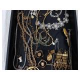 Assorted Costume Jewelry - Necklaces, Bracelets, Rings, Earrings