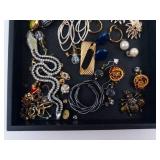 Costume Jewelry Collection - Assorted Earrings, Rings & Bracelets