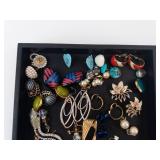 Costume Jewelry Collection - Assorted Earrings, Rings & Bracelets