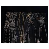 Assorted Necklaces & Chains - Silver & Gold Tones Costume Jewelry