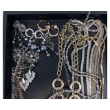 Assorted Costume Jewelry Lot - Necklaces, Rings, Bracelets & Pendants