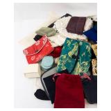 Assorted Jewelry Boxes, Velvet Ring Display Tray & Leather Wallets - Mixed Gift Storage