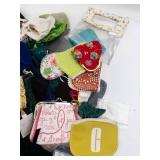 Assorted Jewelry Boxes, Velvet Ring Display Tray & Leather Wallets - Mixed Gift Storage