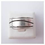 JRI Mexico Sterling Silver SPINNER Ring. Size 7.5.