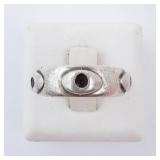 Sterling Silver Pinky Ring. Size 4.25.