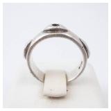 Sterling Silver Pinky Ring. Size 4.25.