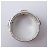 Sterling Silver Pinky Ring. Size 4.25.