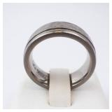 Quality Gold Titanium Ring - Size 6