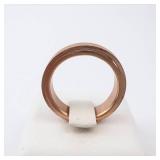 Spinner Ring - Rose Tone Sparkling, Size 6